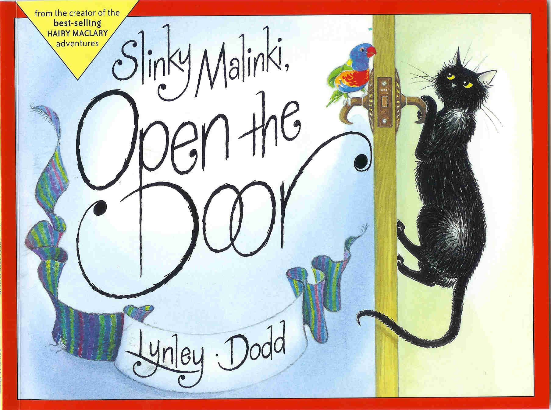 Slinky Malinki open the door